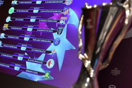 女足欧冠1/8决赛抽签仪式结束