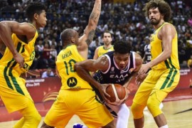 2019篮球世界杯小组赛第二轮，希腊对阵巴西